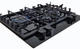 Варочная поверхность газовая Luxor RG 650 BGL BK Wok + круглая подставка WOK в подарок, черный - изображение 6