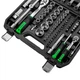 Профессиональный набор инструментов Winso Pro 1/2" 1/4" 72 зубца 82 ед. для авто ремонта и слесарных работ комплект инструментов (IO-JU_22B) - изображение 7