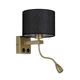 Бра Candellux POLO 1x60w E27 метал текстиль золото (21-20260) - изображение 1
