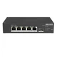 Управляемый 4-портовый PoE коммутатор Hikvision DS-3T1306P-SI/HS 4.8 Гбит/с, Черный (артикул 99-00015585) - изображение 1