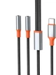 Переходник XO NB-R269B USB-C/AUX 3.5мм 1 м Black (NB-R269B.black) - изображение 3
