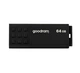 Флеш-накопитель USB3.0 64GB GOODRAM UME3 Black (UME3-0640K0R11) - изображение 2