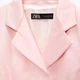 Куртка женская Zara 8310/107 M Розовая (08310107620035) - изображение 8