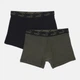 Набір трусів боксерів чоловічих бавовняних Puma Elements Men Basic Boxers 93875307 S 2 шт Forest (8720245834124) - зображення 1