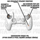 Комплект 5в1: Якісний захисний силіконовий чохол Embossed White для геймпада DualSense Sony PlayStation 5 (PS5) + 4 накладки на стіки (432992855) - зображення 2