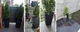 Набір 3 шт. горщиків для квітів з вкладками Deco4Home RATTAN 32.5 см/37.5 см/42 см для балкона, тераси, саду Ротанг Антрацит - зображення 11