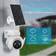 Камера солнечная поворотная ICSee 4Mp 3,6mm WiFi TF пластик mic spk (0940) - изображение 4