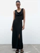 Платье женское Zara 4938/148 M Черное (04938014800032) - изображение 5