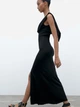 Платье женское Zara 4938/148 M Черное (04938014800032) - изображение 8