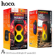 Портативна бездротова Bluetooth колонка акустика-караоке з мікрофоном Hoco DS54 BT5.0, TWS, TF/USB/AUX, 25Wx2, 3H, 1mic, remorte Black - зображення 9