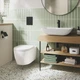 Унітаз підвісний безобідковий білий GROHE Start із сидінням з мікроліфтом 103848SH00 - зображення 4