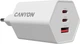 Зарядний пристрій Canyon Hexagon 65 GaN 65W 2xPD 1xQC EU White (CND-CHAHEX65W) - зображення 1