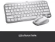 Клавіатура бездротова Logitech MX Keys Mini For Mac Wireless Illuminated Pale Grey (920-010526) - зображення 12
