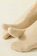 Носки следы таби Бейсик 37-42 Apmi бежевый - изображение 3