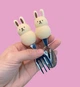 Набір дитячих столових приборів із нержавіючої сталі Baby Rabbit ложка та виделка для дитини з ручкою у формі зайчика + кейс для зберігання (101412540) - зображення 2