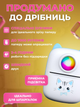 Мини принтер детский портативный термопринтер минипринтер беспроводной блютуз с термобумагой голубой ночник - изображение 4