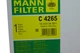 Фільтр повітряний MB Vito W639 3.0CDI OM642 06- C 4265 MANN-FILTER - изображение 2