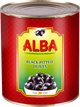Маслины черные Alba Food 240/260 без косточки 3.1 л (8436024299762) - изображение 1