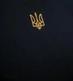 Чоловіча футболка бавовняна Герб патріотична з вишивкою 85706234 фулікра (M)88-92 чорна (85706234188) - зображення 3
