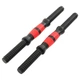 Гантели трансформер превращаются в штангу 3в1 SP-Sport TA-9455-10 10кг (2 грифа l-35см, блины, цемент, в комплекте удлинитель грифа l-40см, черный-красный) - изображение 7