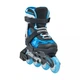 Ковзани роликові Rollerblade Microblade SL 2025 black-sky blue 33-36.5 - зображення 4