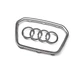 Емблема Audi в кермо логотип шильдик 9см Q3 Q5 Q7 Q8 - зображення 1