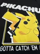 Футболка Primark унісекс Pikachu чорна 146см - изображение 2