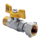 Кран з накидною гайкою 1/2" ГШМ газ Koer KR.220.G (KR0166) - зображення 1
