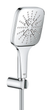 Душовий набір з тримачем, 3 режими струменю Grohe Rainshower SmartActive (26589000), хром, сталь, зі шлангом та тримачем - изображение 1