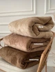 Покрывало ТЕП велюровое Velour Ромб круглый Шоколад Евро 220х240 см Двустороннее - изображение 3