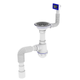 Сифон для кухни Zerix SK-02-A 3 1/2"x40 с резьб. выпуском и гибким прямоугольным переливом (ZX4952) - изображение 1