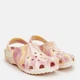 Детские кроксы-сабо для девочки Crocs Classic Glow Marbled Clog K Dyl/Mlt 210718-78S 28-29 (C11) Daylily/Multi (198445116902) - изображение 2