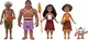 Игровой набор кукол Моана Mattel Disney Moana 2 Toys Moana s Canoe Crew Playset - изображение 4