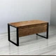 Стол руководителя Tobi Sho LOFT Volcano СКВ/1 прямой столешница 36 мм, 1600х800х765 Фаервуд - изображение 1