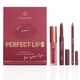 Подарунковий набір для губ Bogenia Perfect Lips 3-product set (помада-олівець, блиск для губ, олівець для губ) №003 - зображення 1