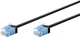 Патч-корд Goobay RJ45 UTP6a 10.0m patch Slim Ultra Flexi PoE+ Cu чорний(75.07.4241) - зображення 2