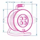 Подовжувач SVITTEX IP44 на котушці 50м з перетином дроту 2х2,5 мм² та термозахистом - зображення 2
