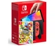 Игровая консоль Nintendo Switch (OLED model) Neon Blue-Red + Игра Super Mario Party Jamboree (русские субтитры) - изображение 1