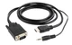 Кабель Cablexpert HDMI - VGA+3.5 мм V 1.4 (M/M), 1.8 м, черный пакет (A-HDMI-VGA-03-6) - изображение 1