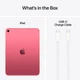 Планшет Apple iPad 11" 2025 Wi-Fi + Cellular 512GB Pink (MD7T4) - зображення 8