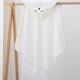 Мягкое детское полотенце-уголок с капюшоном White Bear пляжное / банное полотенце пончо для ребенка, белый (100353104) - изображение 4