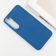 TPU чехол Epik Bonbon Metal Style для Samsung Galaxy S23+ Синий / Denim Blue - изображение 3