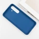 TPU чехол Epik Bonbon Metal Style для Samsung Galaxy S23+ Синий / Denim Blue - изображение 4