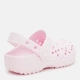 Детские кроксы-сабо для девочки Crocs Classic Floral Cut Out Clog K PkM 210943-6ZW 33-34 (J2) Pink Milk (198445118555) - изображение 4