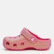 Детские кроксы-сабо для девочки Crocs Classic Iridescent Glitter CgT Dgf 210985-6ZQ 22-23 (C6) Dragon Fruit (198445120589) - изображение 3