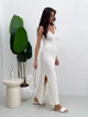 Платье длинное летнее женское ARTKNIT Ажур S-M Молочное (4823093466715) - изображение 7