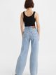 Jeansy damskie Levi's Ribcage Wide Leg H223 Far And Wide A6081-0002 W30L32 Błękitne (5401128251308) - obraz 4