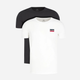 Koszulka męska bawełniana Levi's Crewneck Graphic 79681-0000 L Biały/Czarny (5400816572145) - obraz 1
