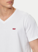 Футболка бавовняна довга чоловіча Levi's Original Hm Vneck 85641-0000 2XL Біла (5400816655633) - зображення 4