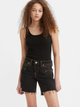 Koszulka na ramiączkach damska Levi's Essential Rib Tank Rib A5906-0000 S Czarna (5401105959227) - obraz 1